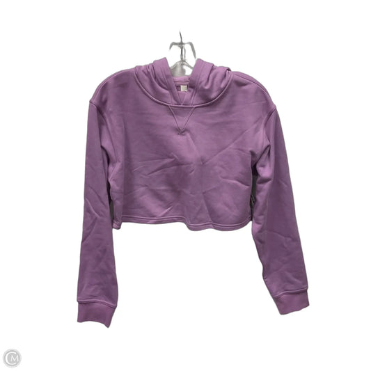 Athletic Sweatshirt Hoodie By Lululemon In Purple, Size: 6