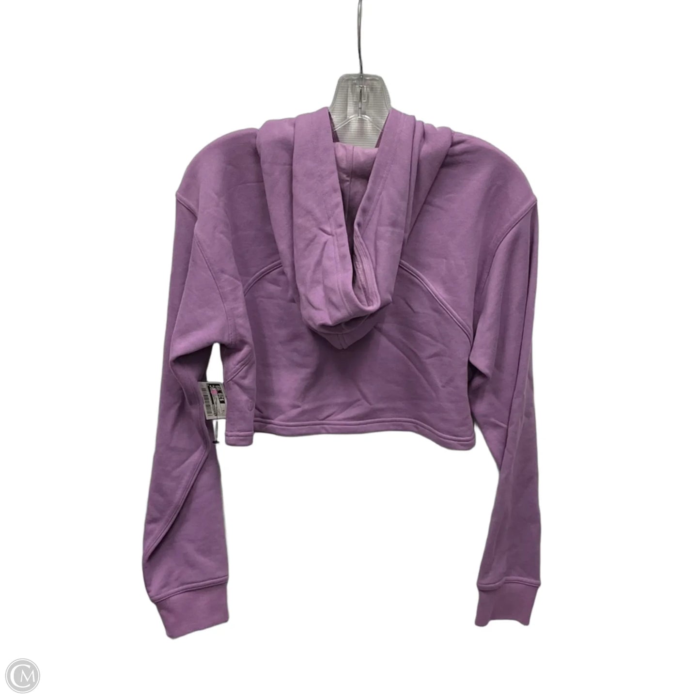 Athletic Sweatshirt Hoodie By Lululemon In Purple, Size: 6