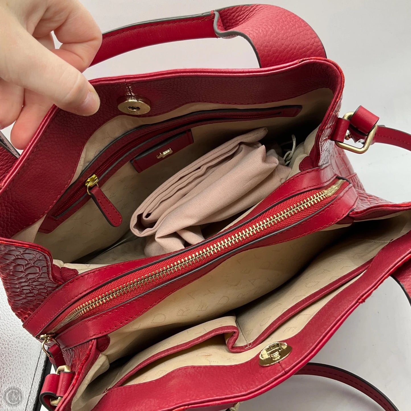 Handbag Leather By Radley London, Size: Large