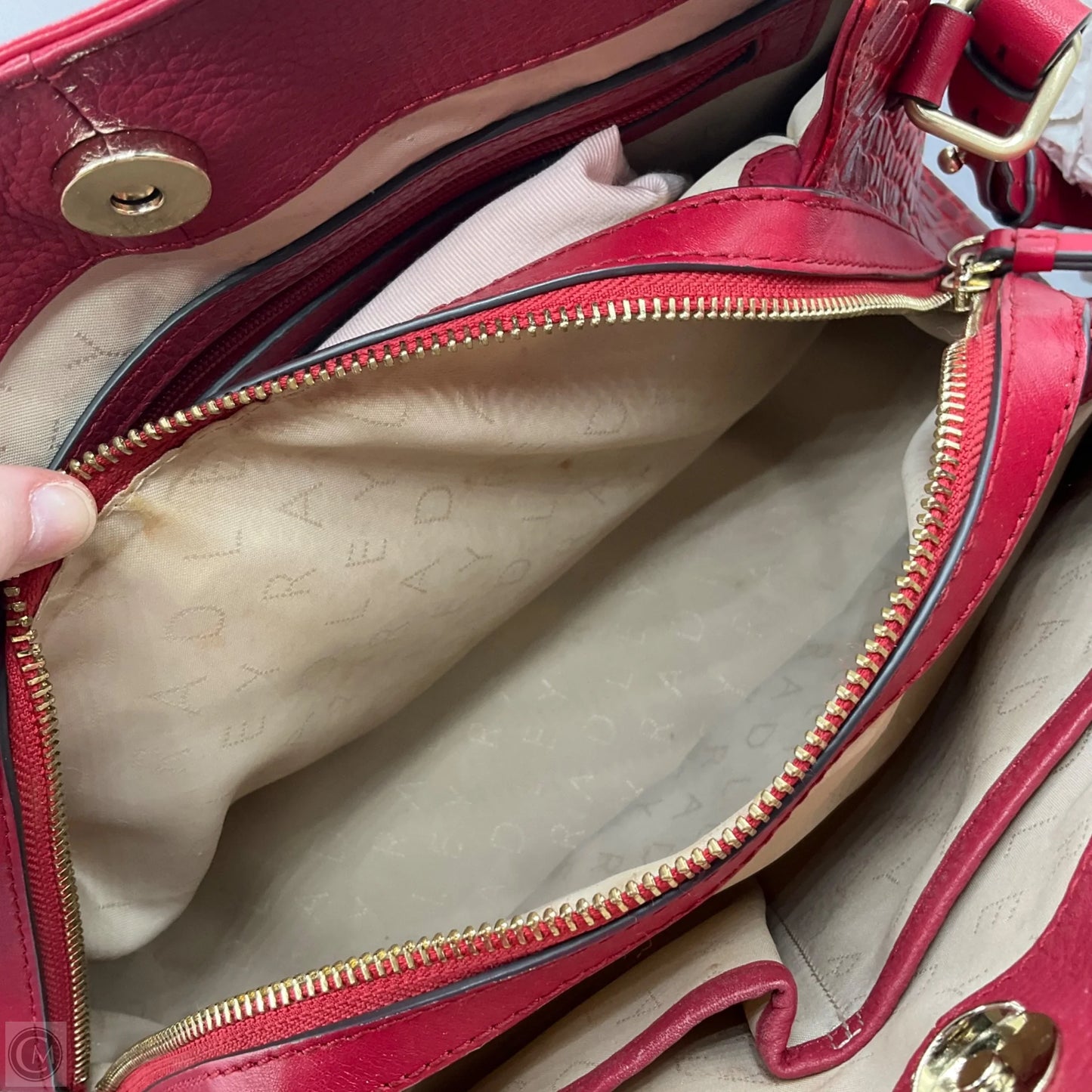 Handbag Leather By Radley London, Size: Large