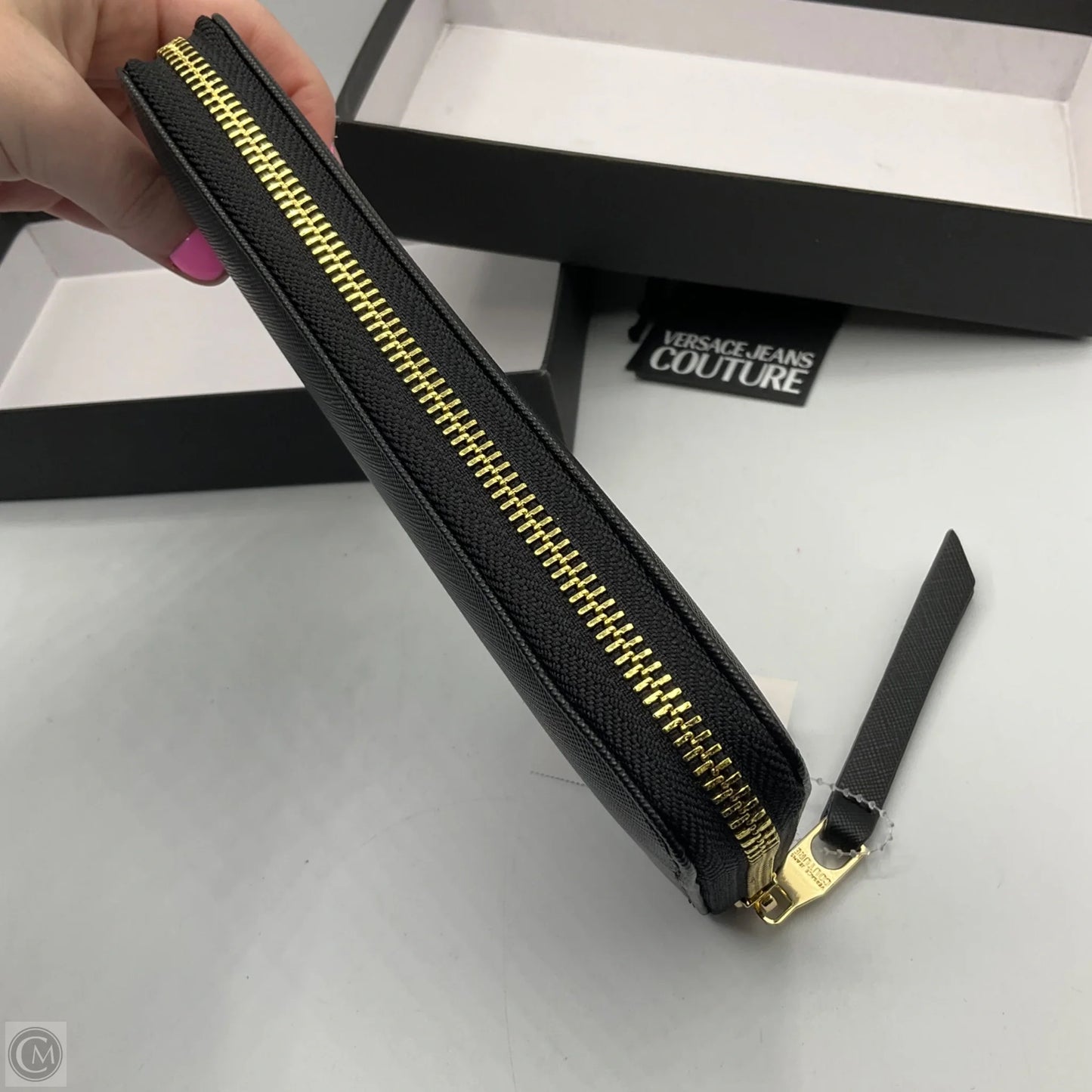 Wallet Luxury Designer By Versace, Size: Large