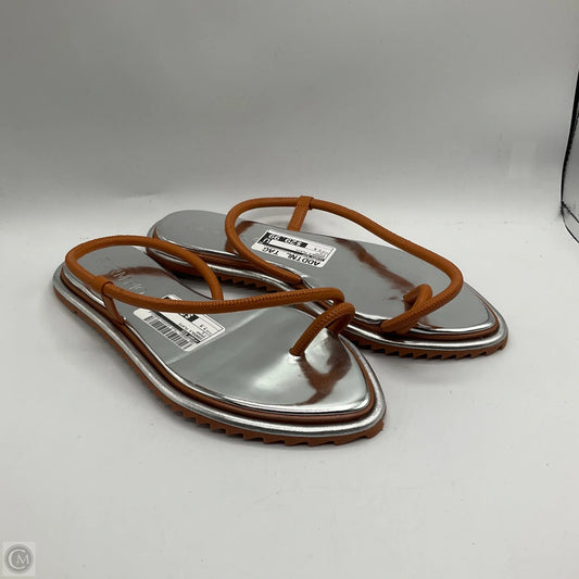 Sandals Flats By Farm Rio In Brown, Size: 7.5