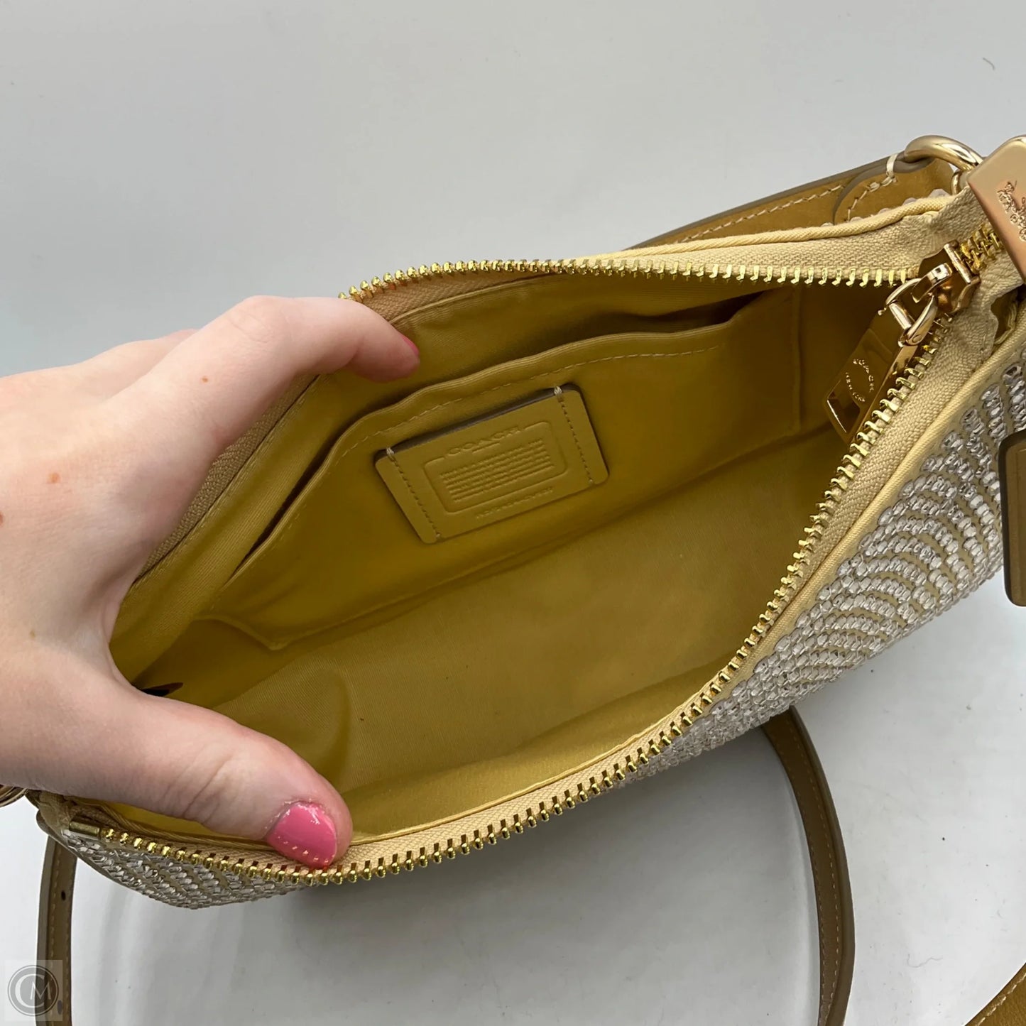 Handbag Designer By Coach, Size: Small