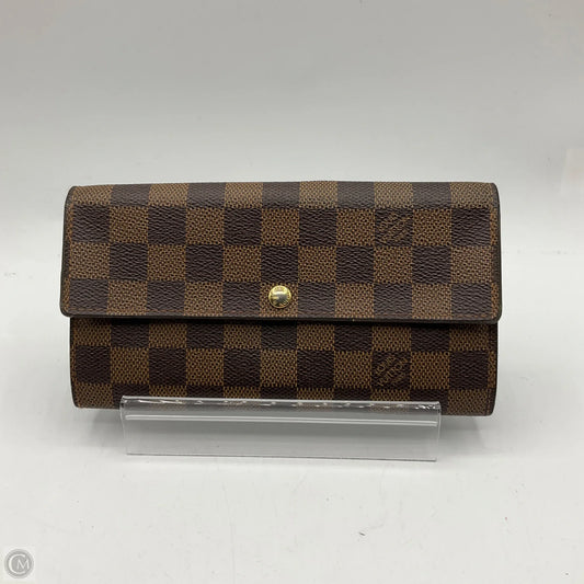 Wallet Luxury Designer By Louis Vuitton, Size: Large