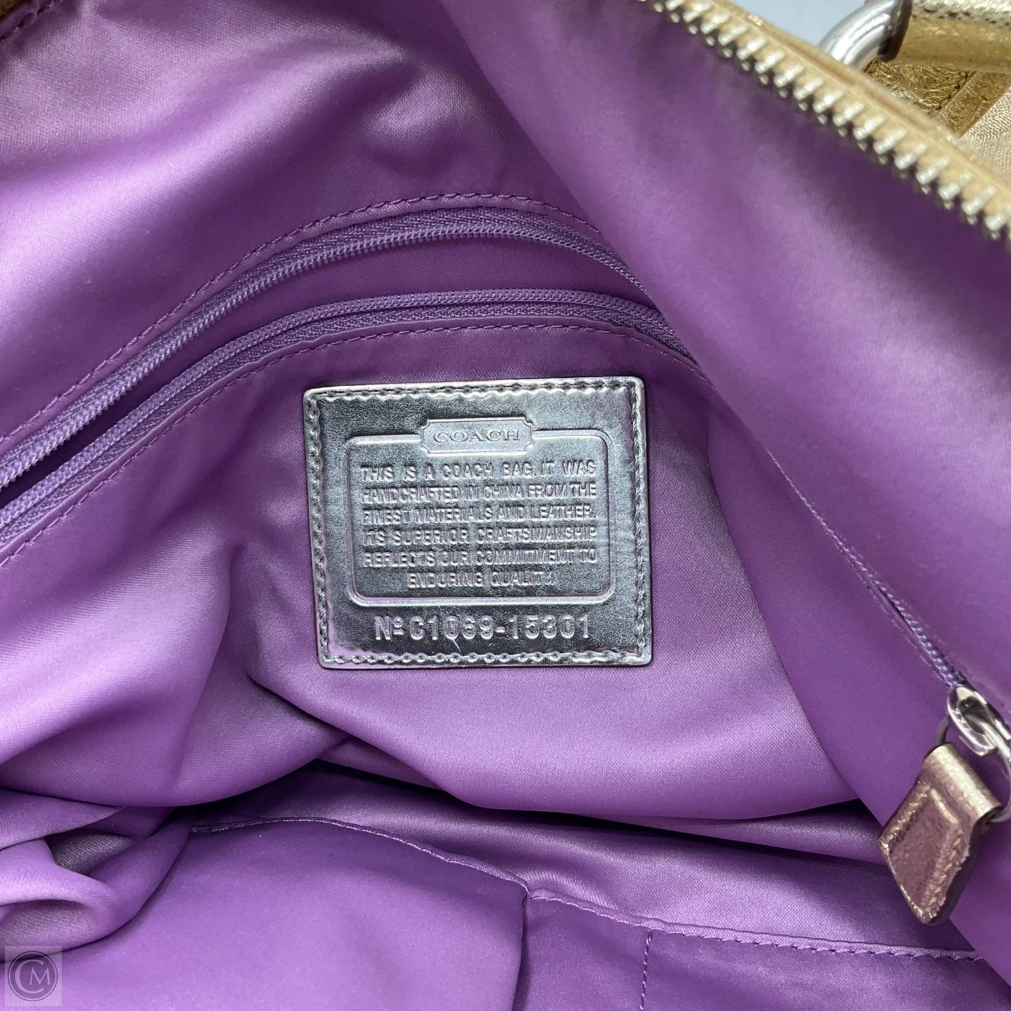 Handbag Designer By Coach, Size: Large