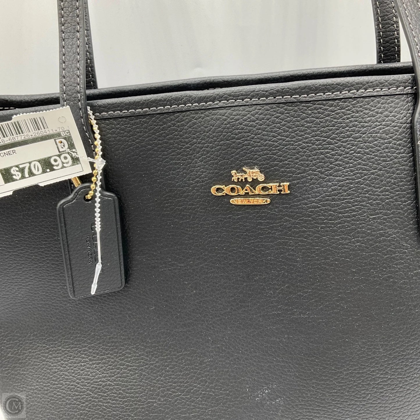 Handbag Designer By Coach, Size: Medium