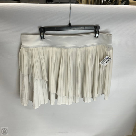 Athletic Skort By Lululemon In White, Size: 14