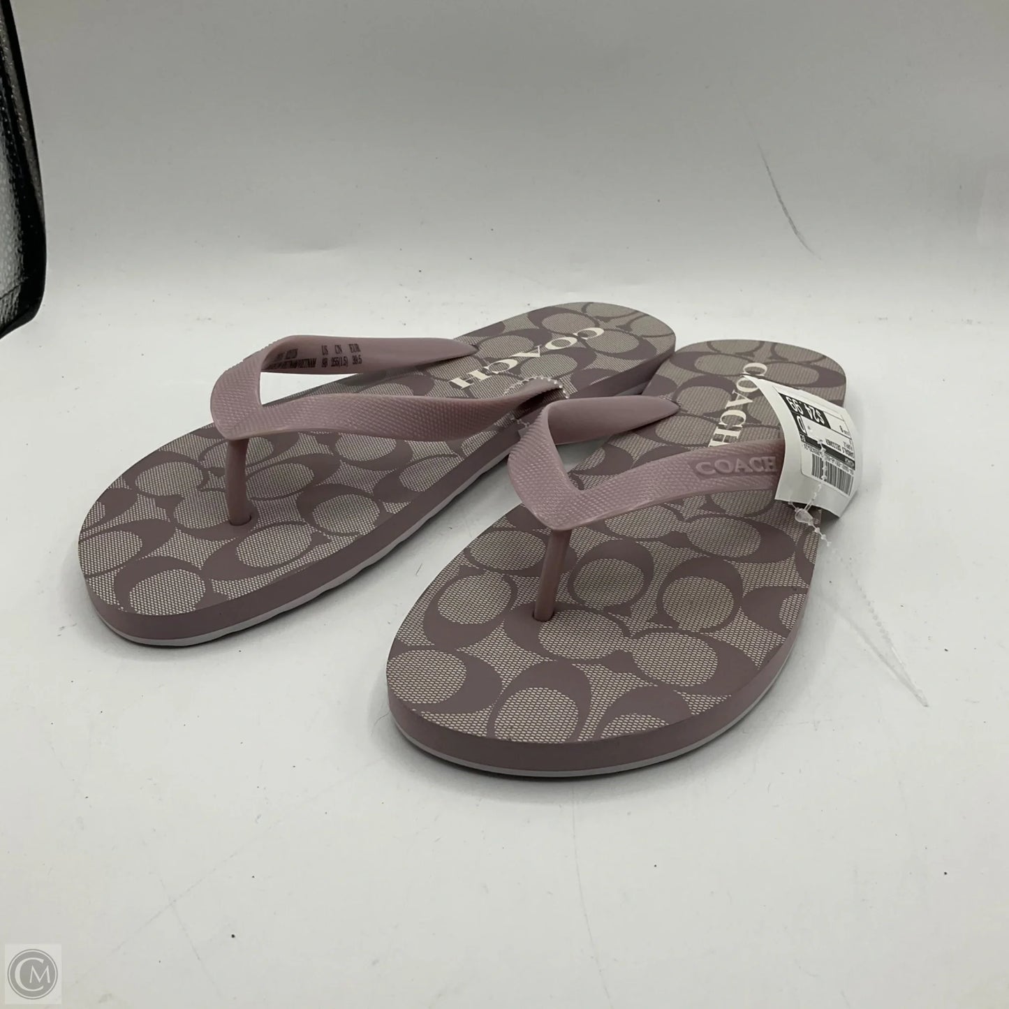 Sandals Designer By Coach In Purple, Size: 9