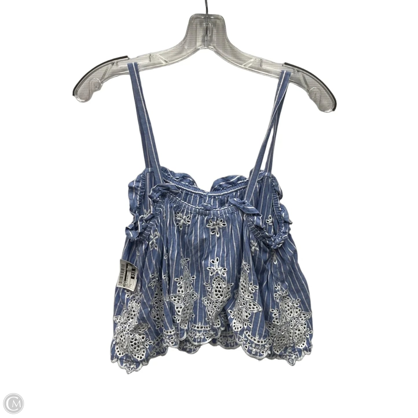 Top Sleeveless By Maeve In Blue, Size: S