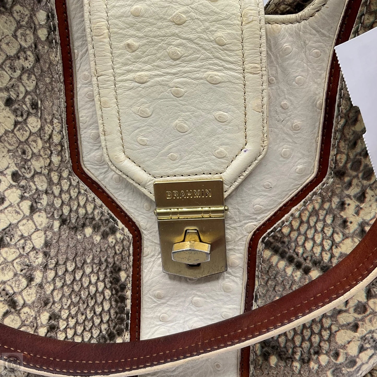 Handbag Designer By Brahmin, Size: Medium