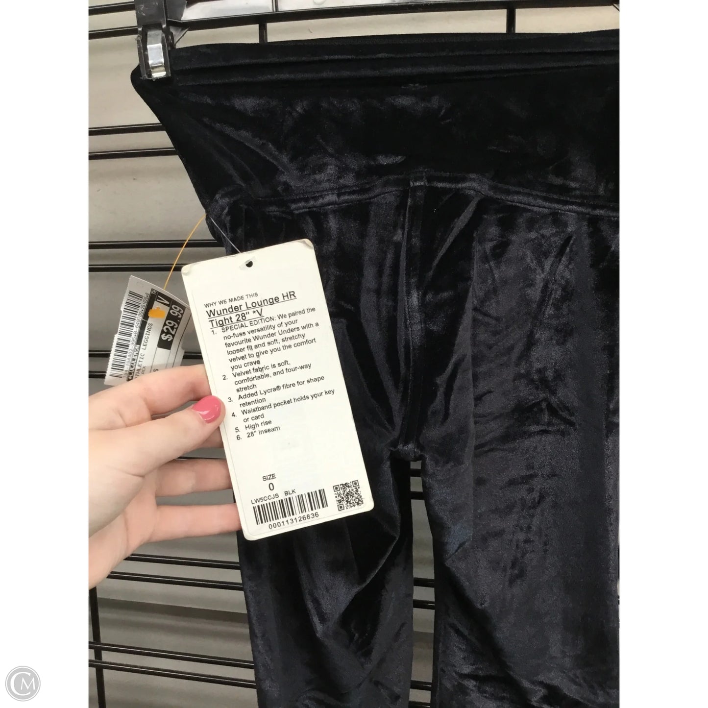 Athletic Leggings By Lululemon In Black, Size: S