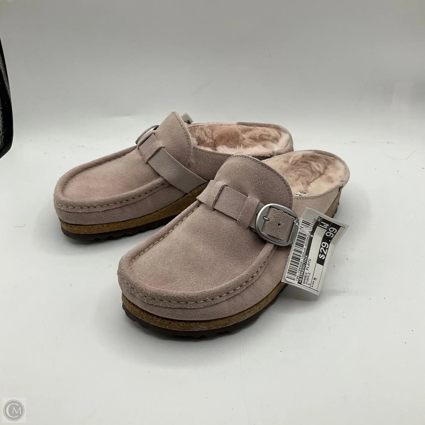 Shoes Flats By Birkenstock In Purple, Size: 5