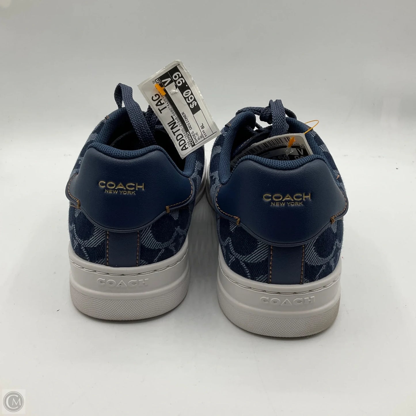 Shoes Designer By Coach In Blue, Size: 8