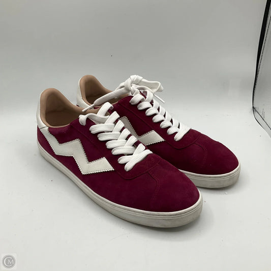 Shoes Designer By Stuart Weitzman In Maroon, Size: 8