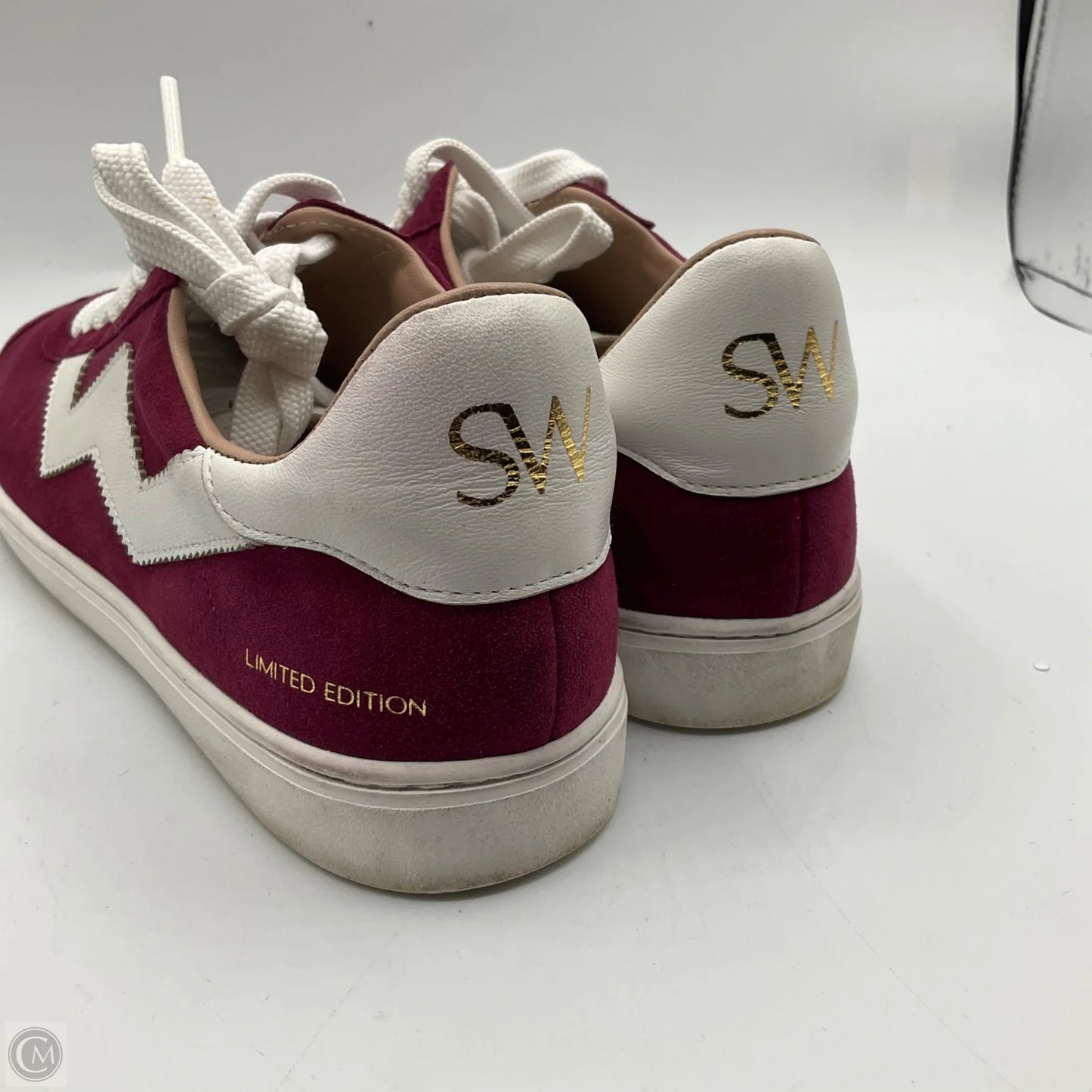 Shoes Designer By Stuart Weitzman In Maroon, Size: 8