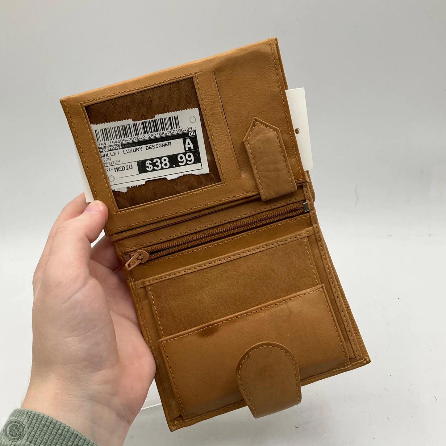 Wallet Luxury Designer By Armani, Size: Medium