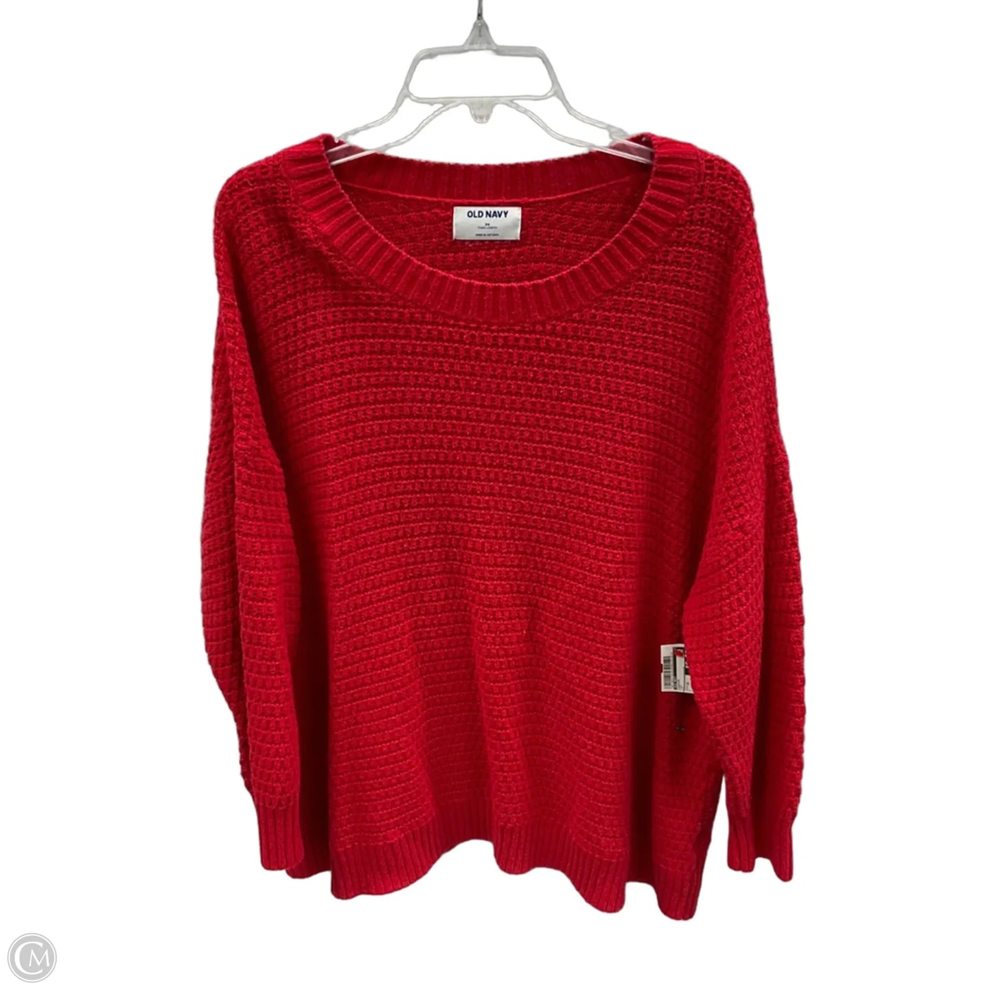 Sweater By Old Navy In Red, Size: 3x