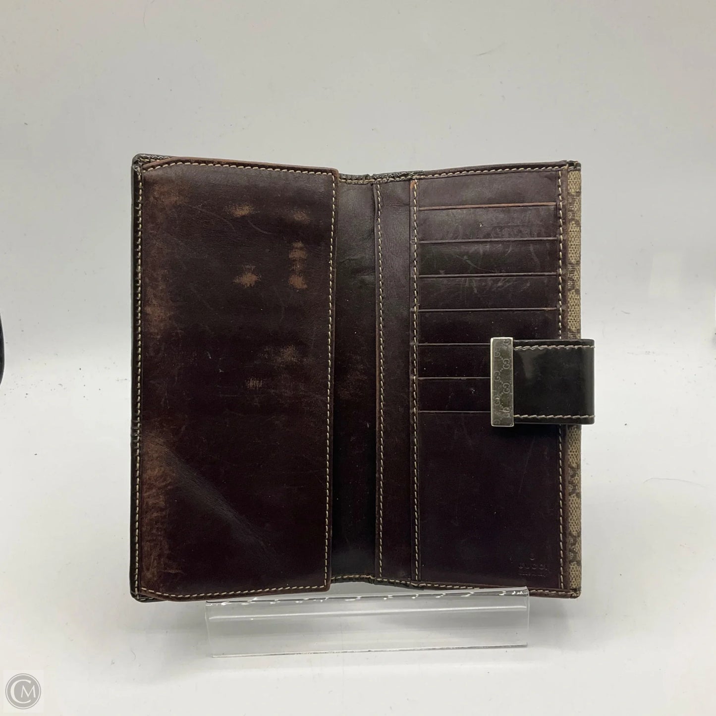 Wallet Luxury Designer By Gucci, Size: Large