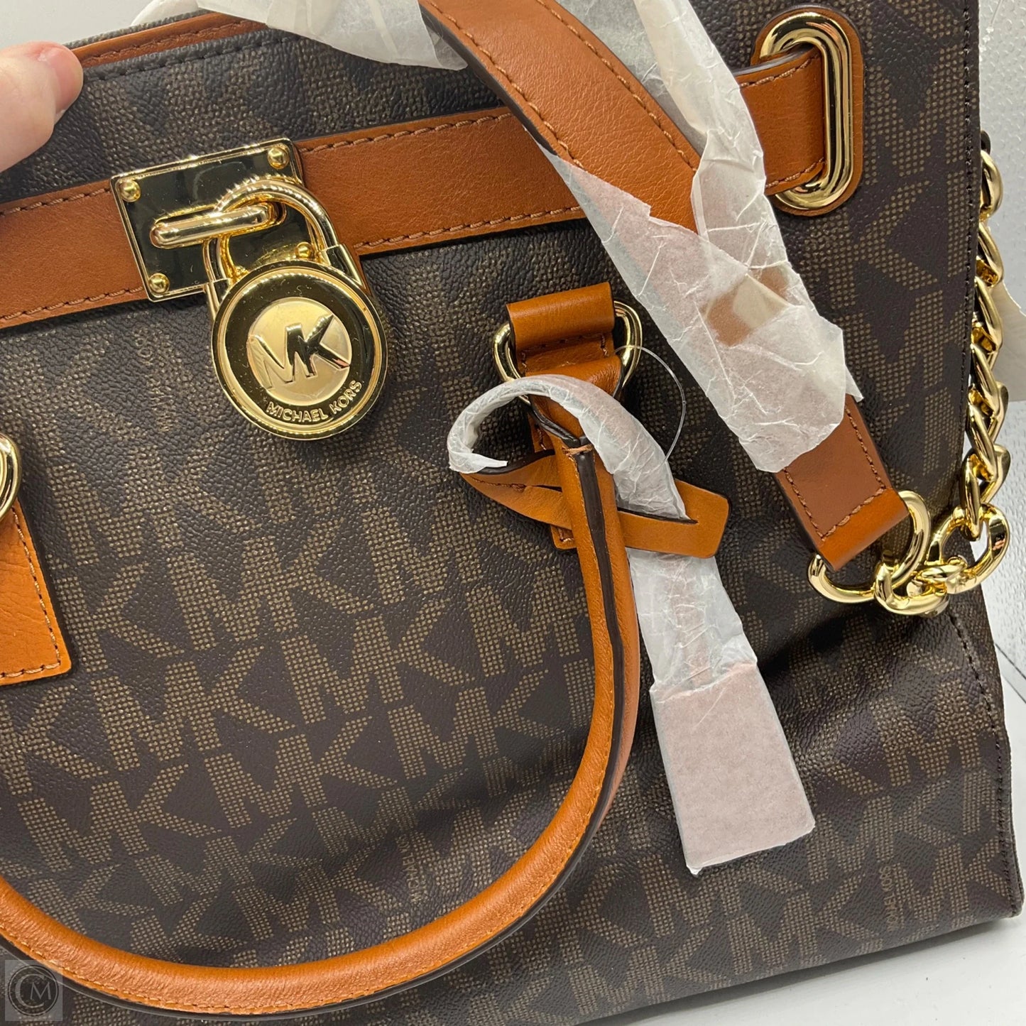 Handbag Designer By Michael Kors, Size: Large