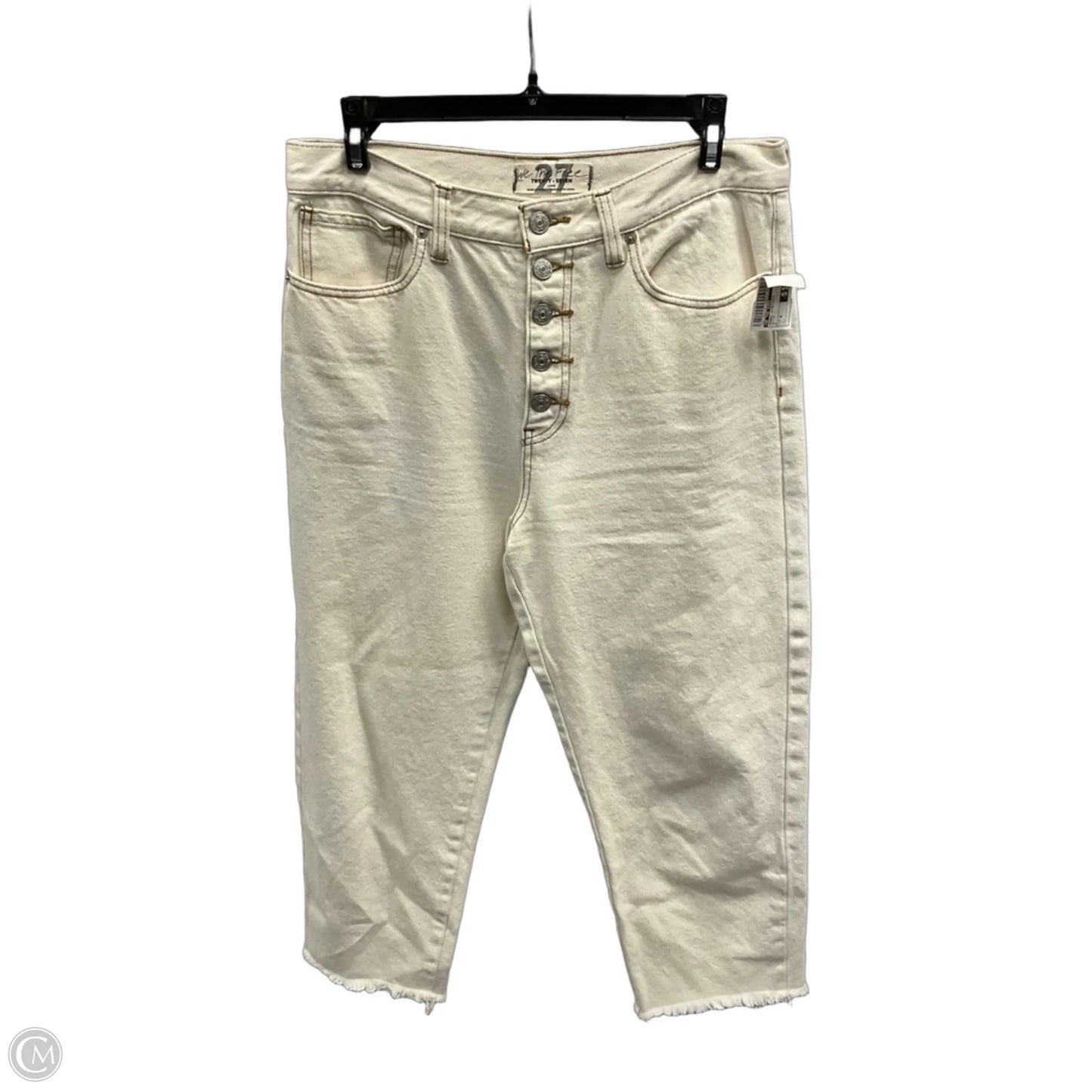 Jeans Straight By We The Free In White, Size: 4