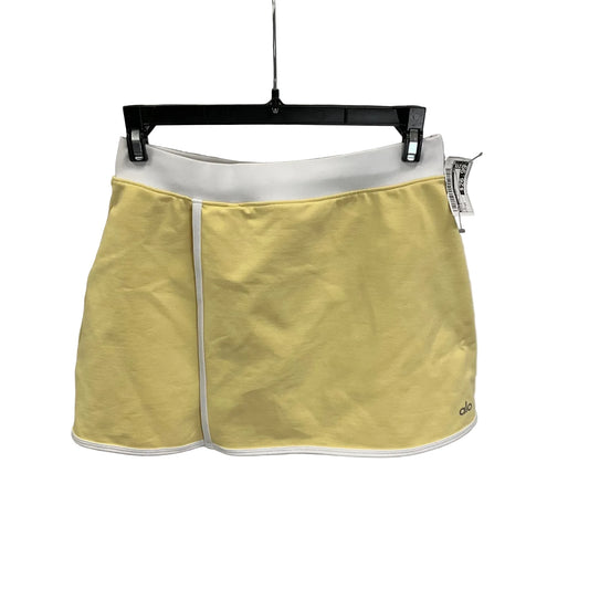 Athletic Skirt By Alo In Yellow, Size: Xs