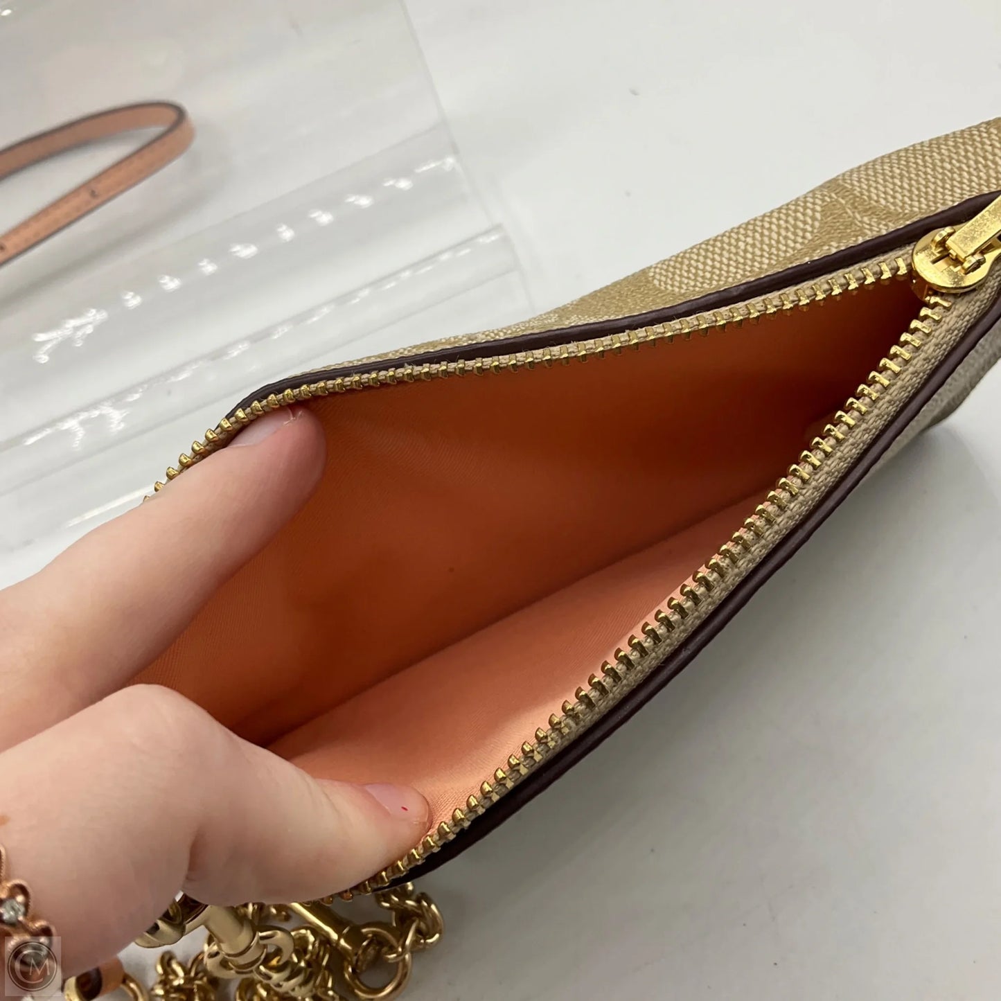 Crossbody Designer By Coach, Size: Small