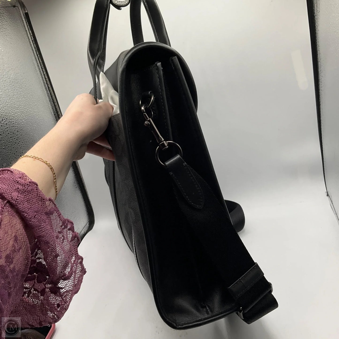 Crossbody Designer By Coach, Size: Large