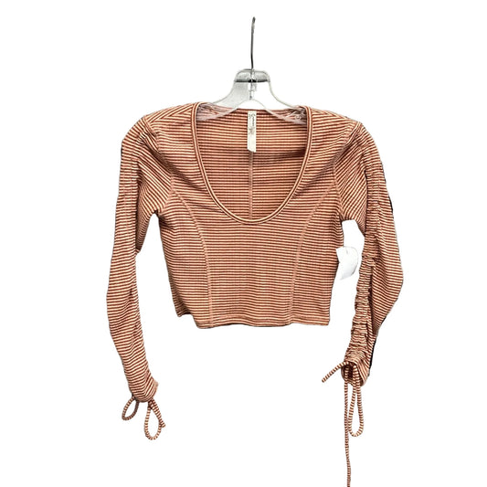 Top Long Sleeve By Free People In Striped Pattern, Size: Xs