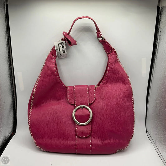 Handbag Leather By Donald Pliner, Size: Large