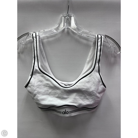 Athletic Bra By Alo In White, Size: Xs
