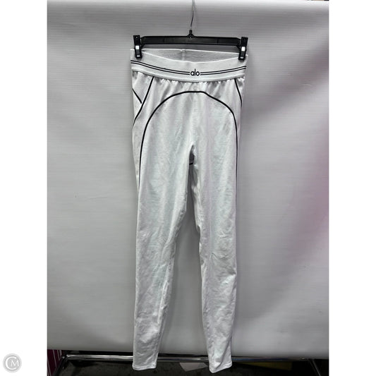 Athletic Leggings By Alo In White, Size: Xs