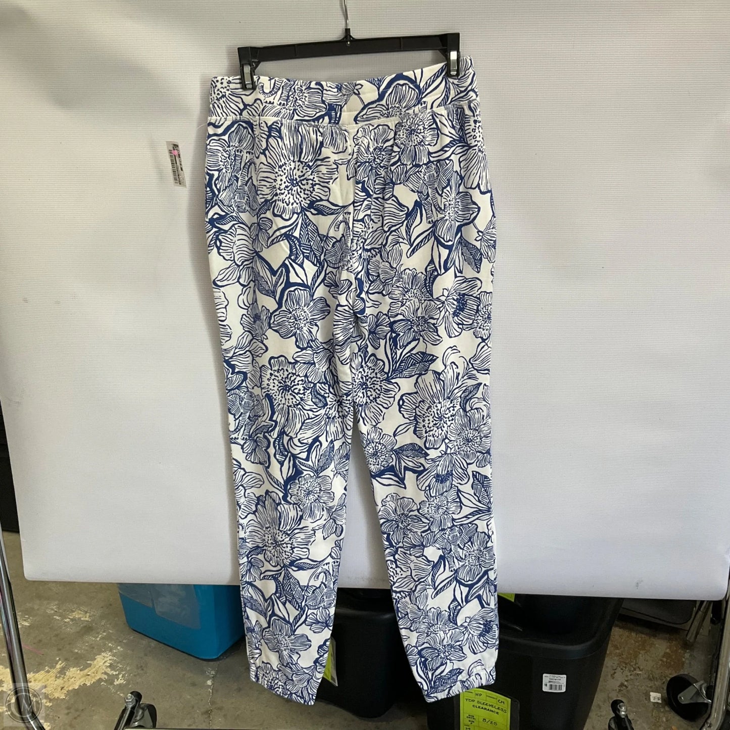 Pants Designer By Lilly Pulitzer In Blue & White, Size: Xs