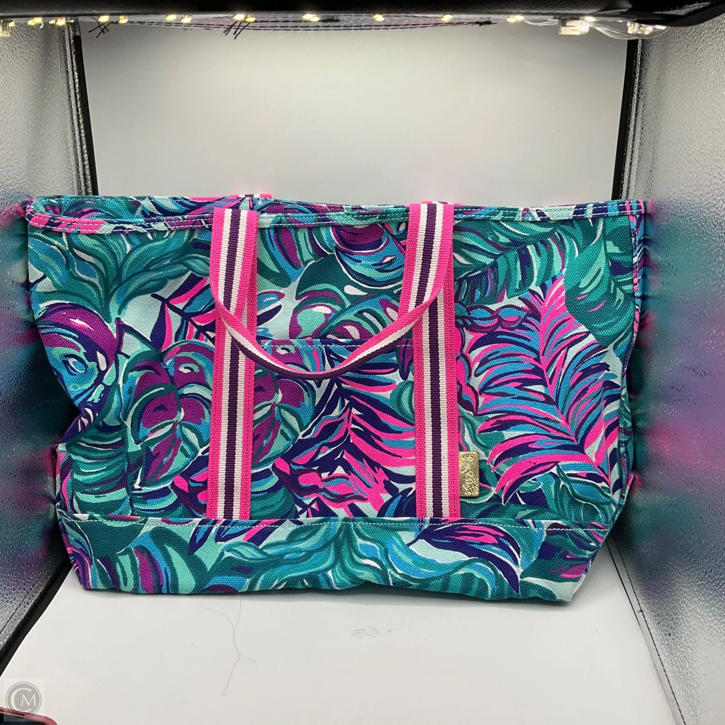 Tote Designer By Lilly Pulitzer, Size: Large