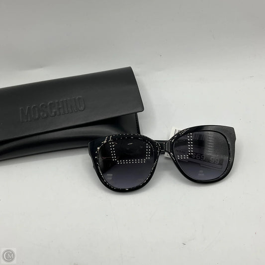 Sunglasses Luxury Designer By Moschino, Size: Medium