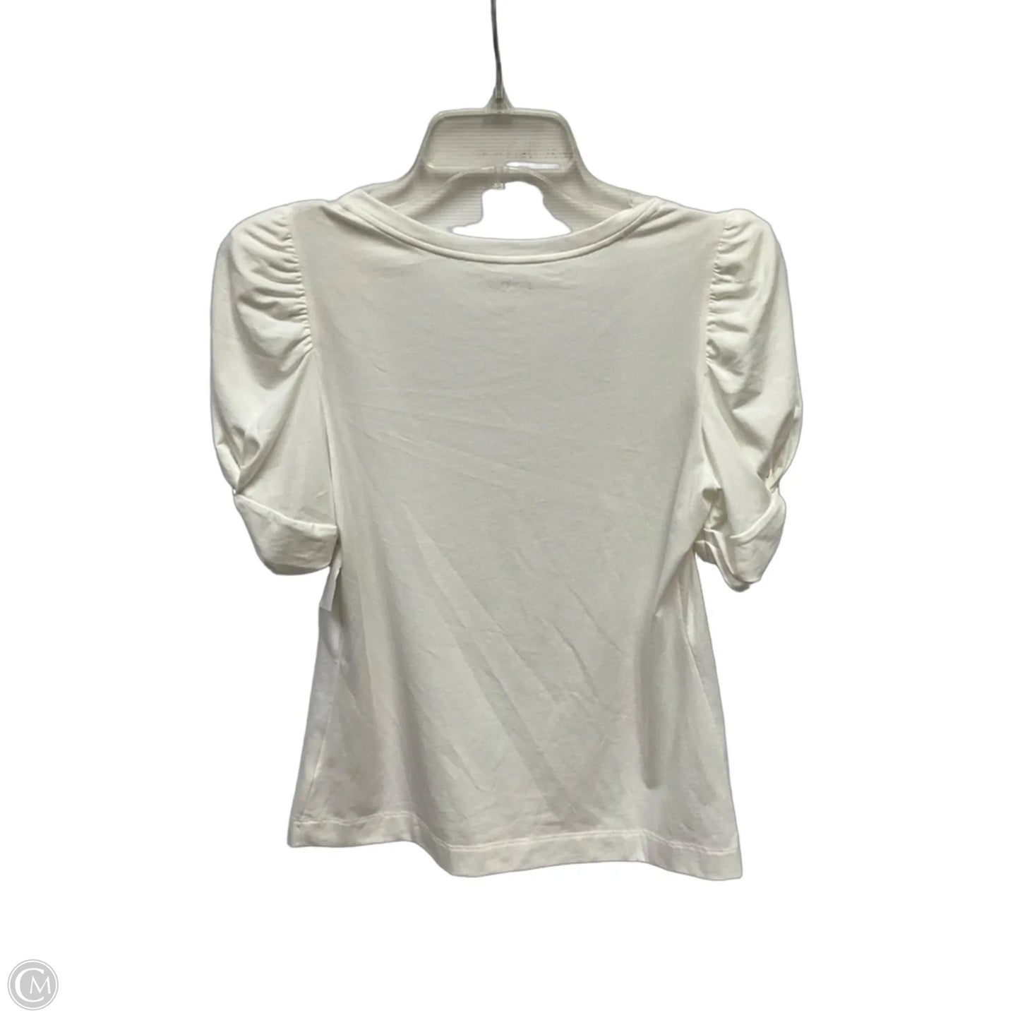 Top Short Sleeve Designer By Lilly Pulitzer In White, Size: Xs