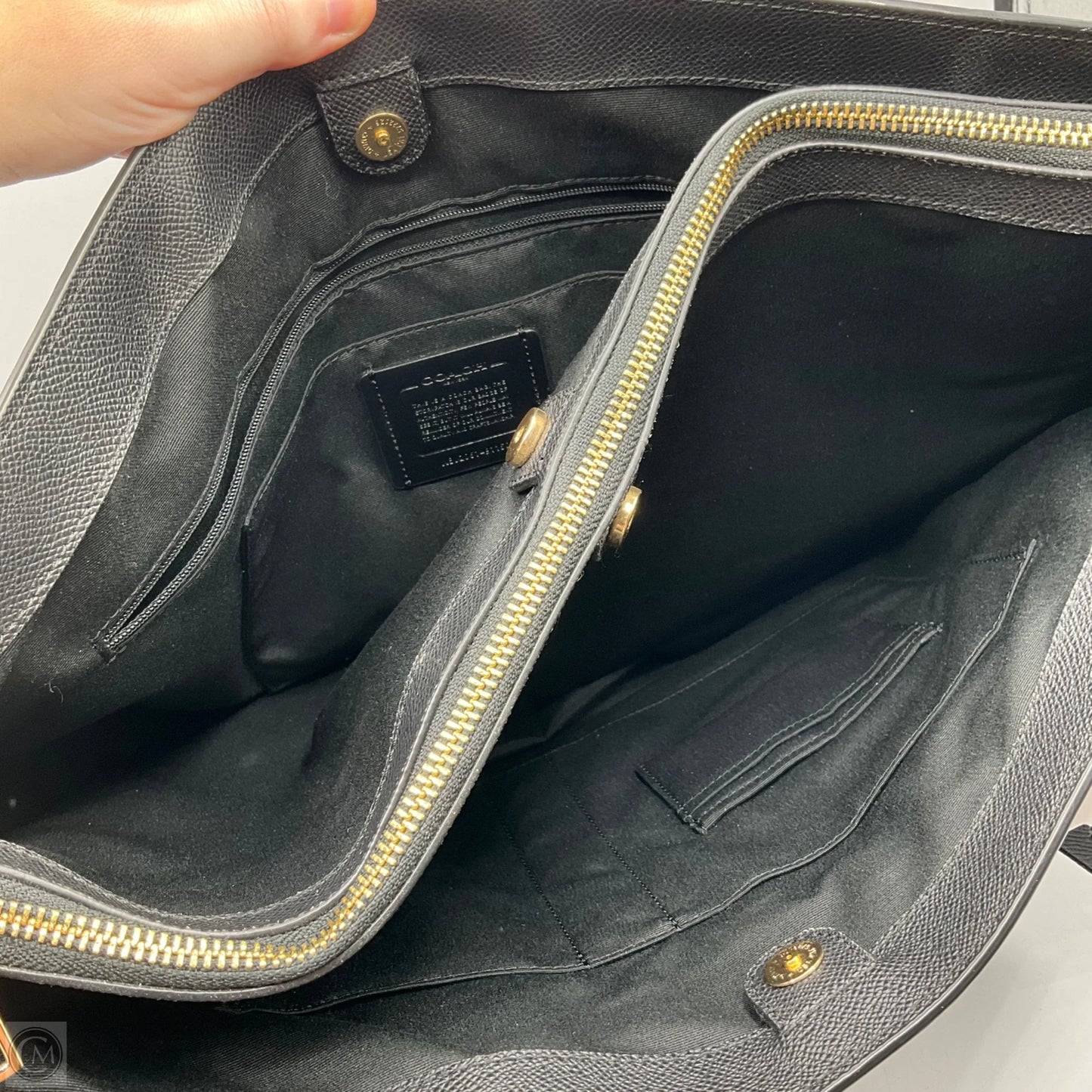 Handbag Designer By Coach, Size: Large