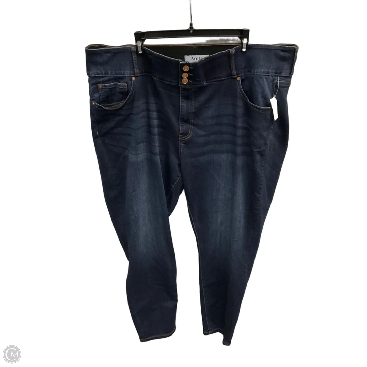 Jeans Wide Leg By Arula In Blue Denim, Size: 24