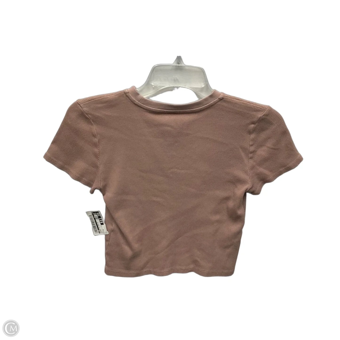 Athletic Top Short Sleeve By Tna In Beige, Size: M