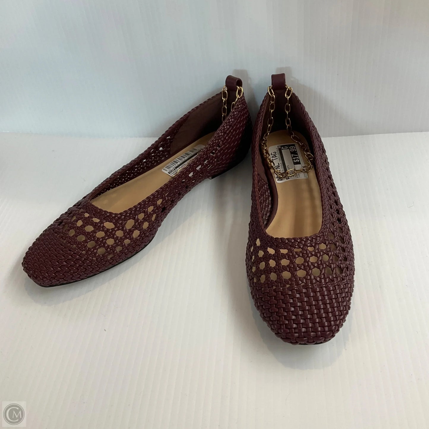 Shoes Flats By Loft In Maroon, Size: 8