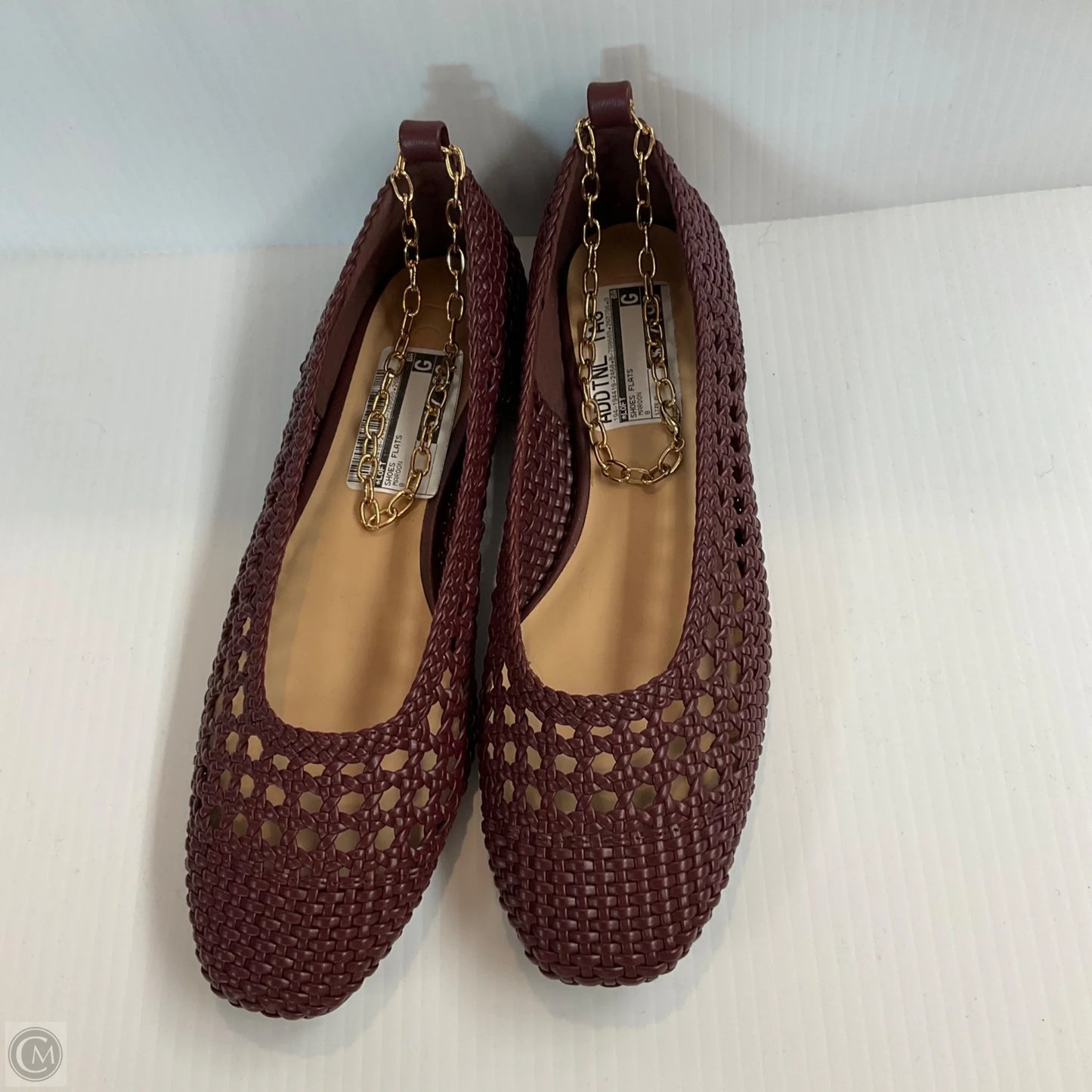 Shoes Flats By Loft In Maroon, Size: 8
