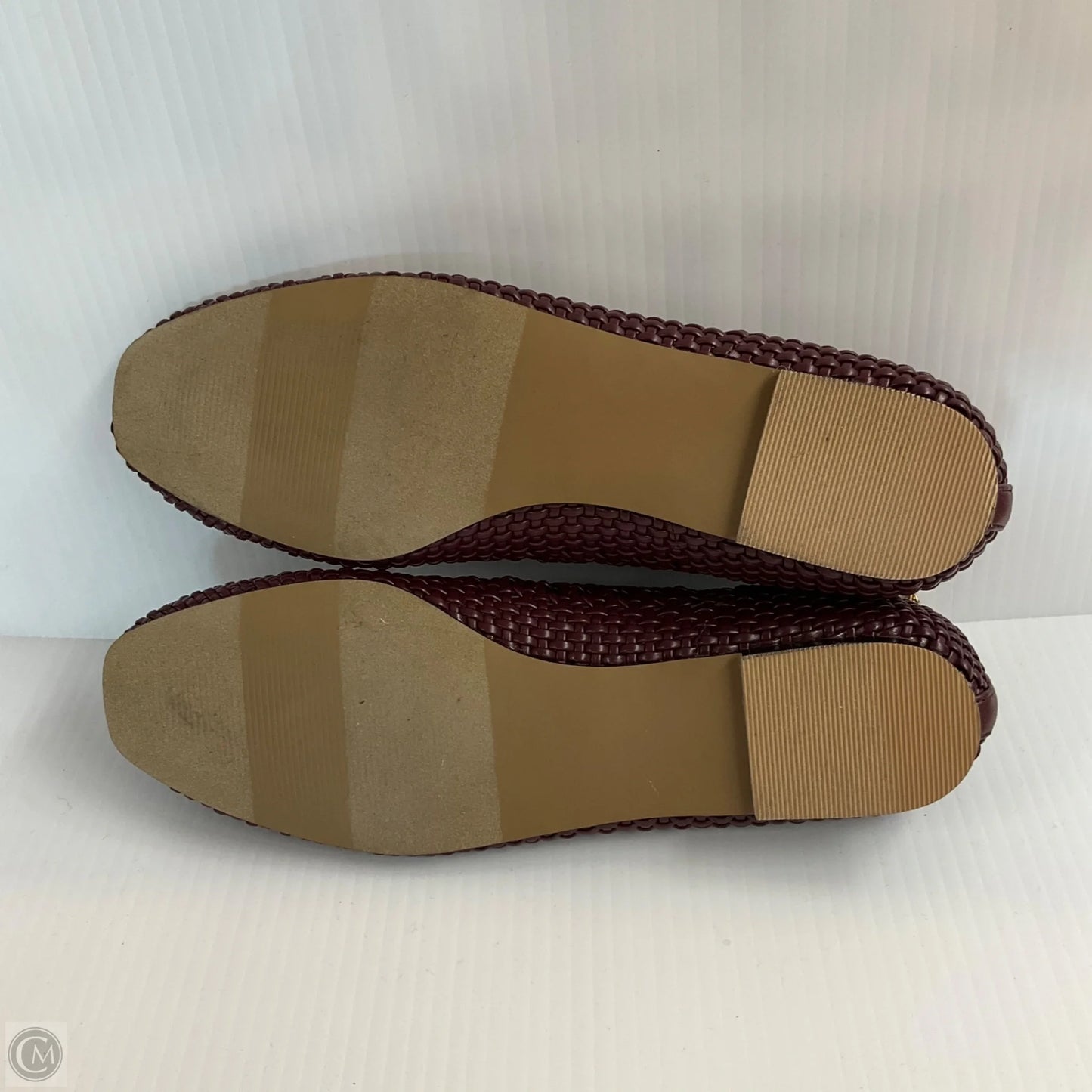 Shoes Flats By Loft In Maroon, Size: 8
