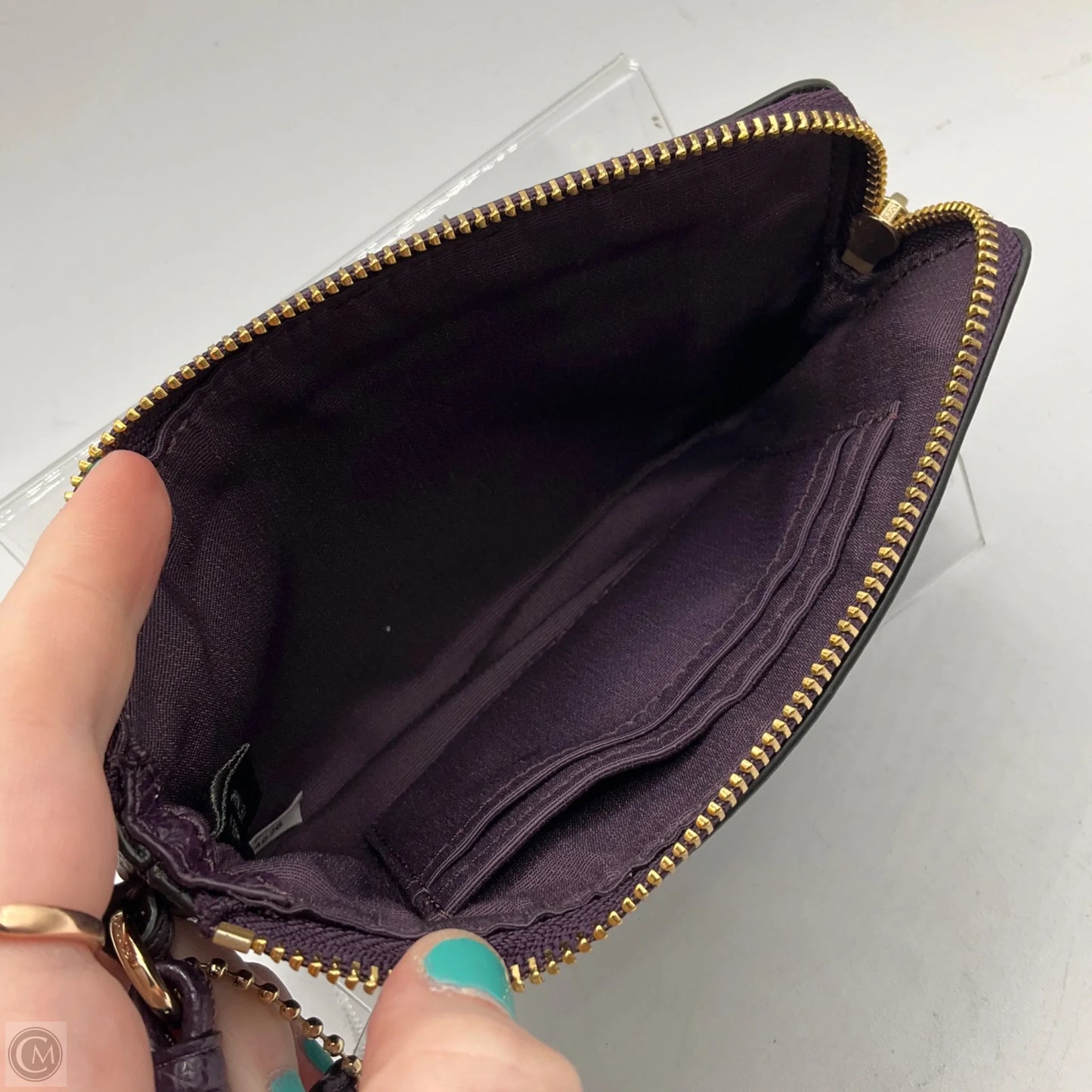 Wristlet Designer By Coach, Size: Small