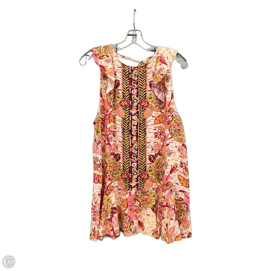 Top Sleeveless By Free People In Multi-colored, Size: M
