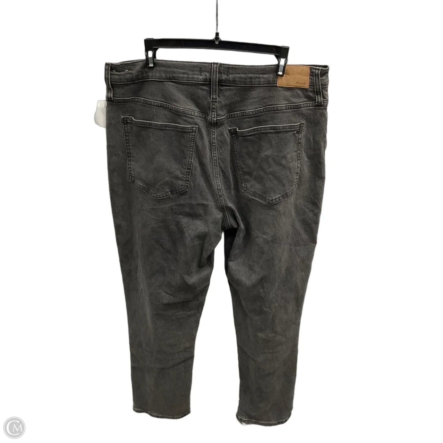 Jeans Straight By Madewell In Grey Denim, Size: 14