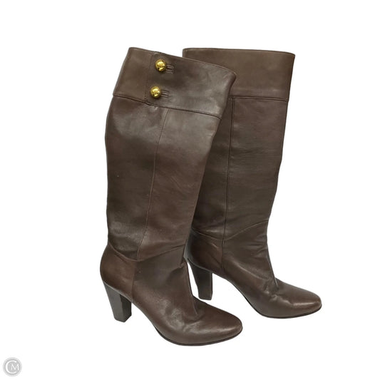 Boots Designer By Kate Spade In Brown, Size: 9.5