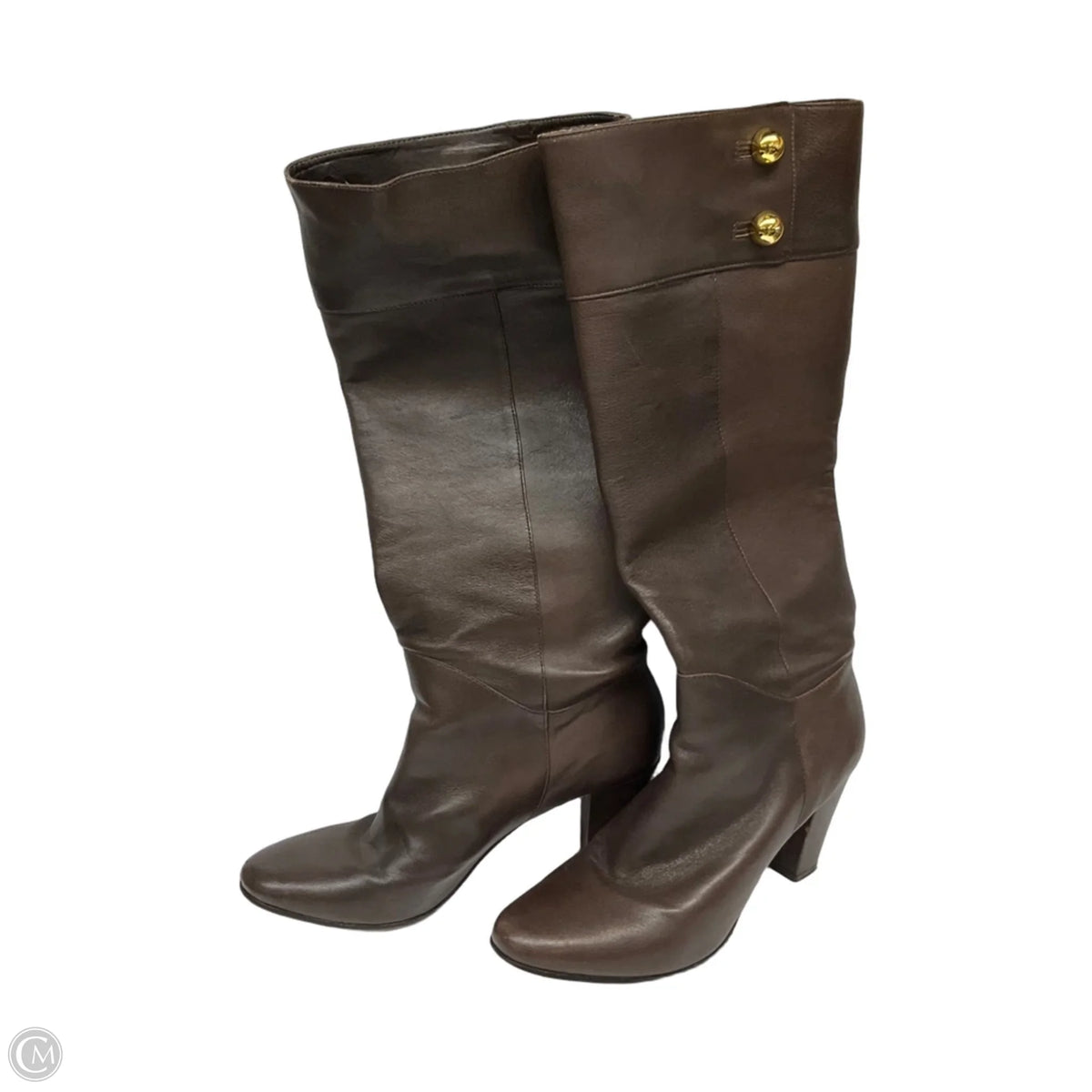 Boots Designer By Kate Spade In Brown, Size: 9.5