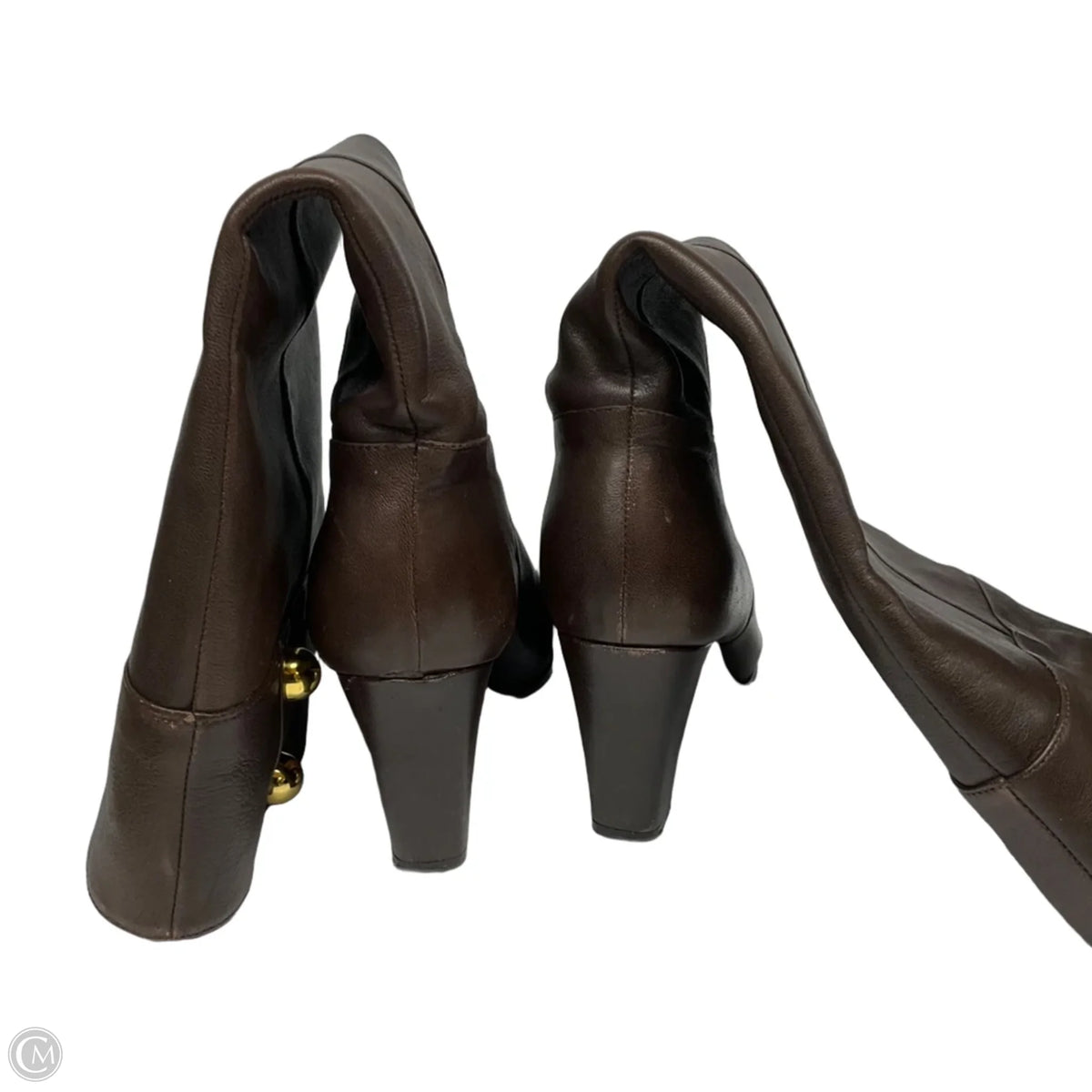 Boots Designer By Kate Spade In Brown, Size: 9.5