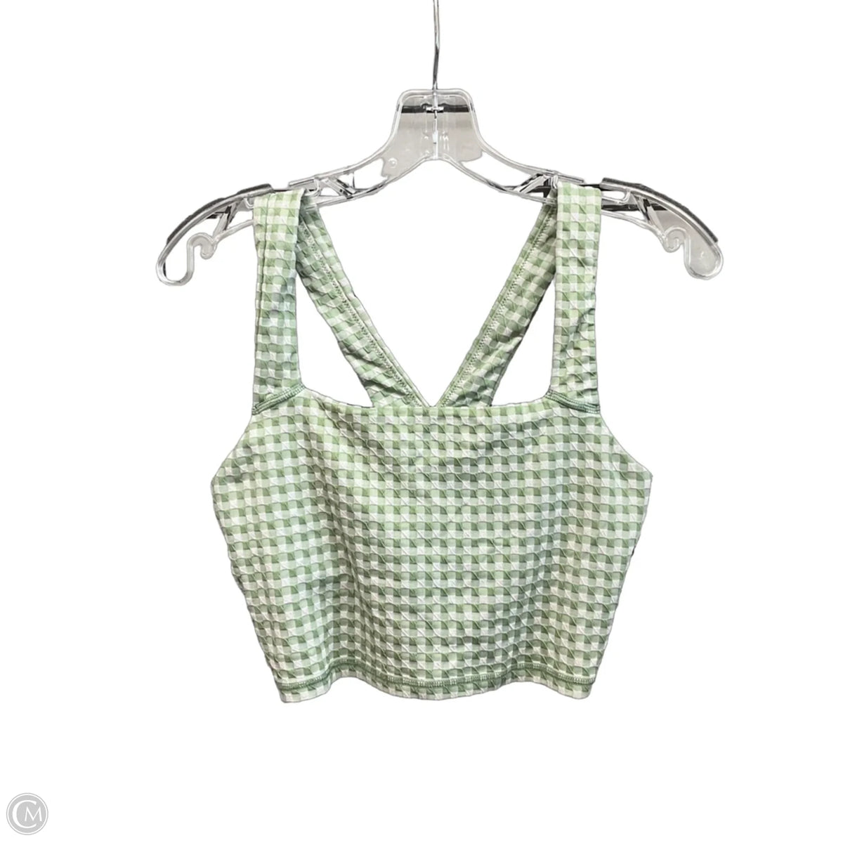 Athletic Bra By Offline In Plaid Pattern, Size: L
