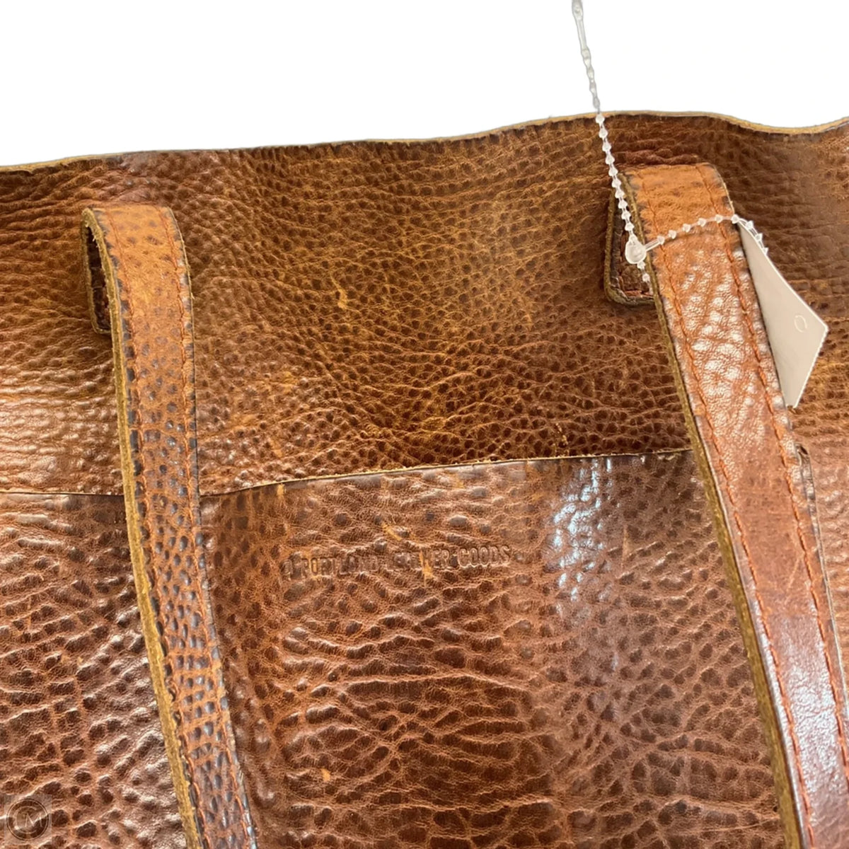 Handbag Leather By Portland Leather, Size: Medium