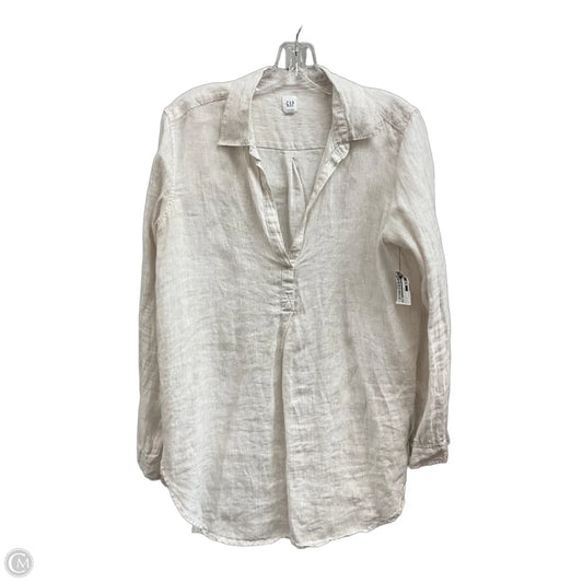Top Long Sleeve By Gap In Striped Pattern, Size: M